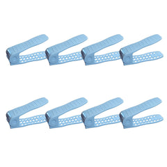 8pcs Pink Adjustable Shoe Racks Household Storage Organizer