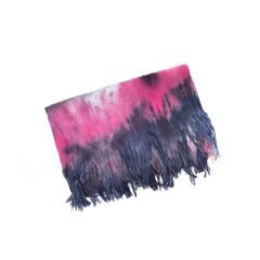 Cashmere Scarf Tie Dye Long Fringe Shawl Warm Outdoor Wrap