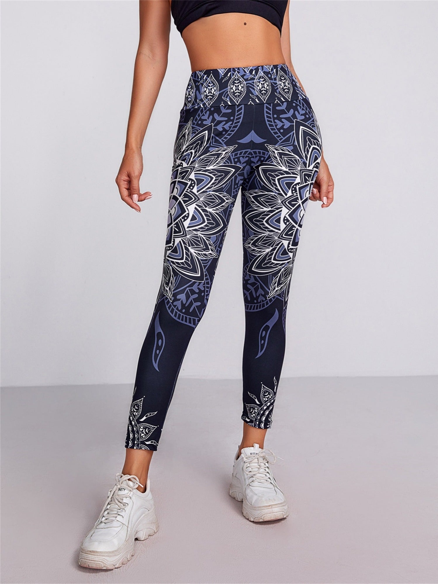 Floral Yoga Leggings for Women - Comfortable Workout Pants