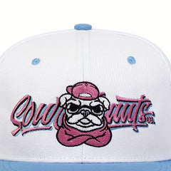 Men's Shar Pei Hip Hop Flat Brim Hat