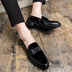 Men's Slip-on Leather Business Casual Shoes