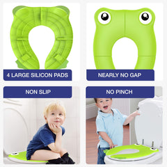 Portable Potty Training Seat for Kids - Non Slip Silicone Pads