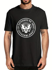Men's Tattooists Print T shirt Casual Tee