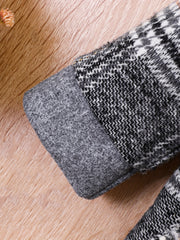 Baby Boys Tweed Plaid Hooded Jacket Top