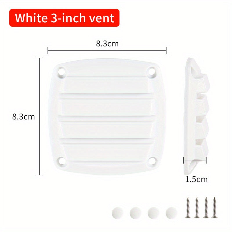 Boat Nylon Vent Cover Louver Plastic Air Vent Cover Outlet for RV Yacht
