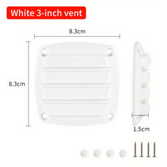 Boat Nylon Vent Cover Louver Plastic Air Vent Cover Outlet for RV Yacht