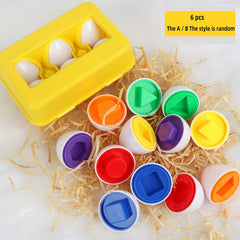 6 Pack Smart Egg Matching Game for Kids - Early Learning Toy