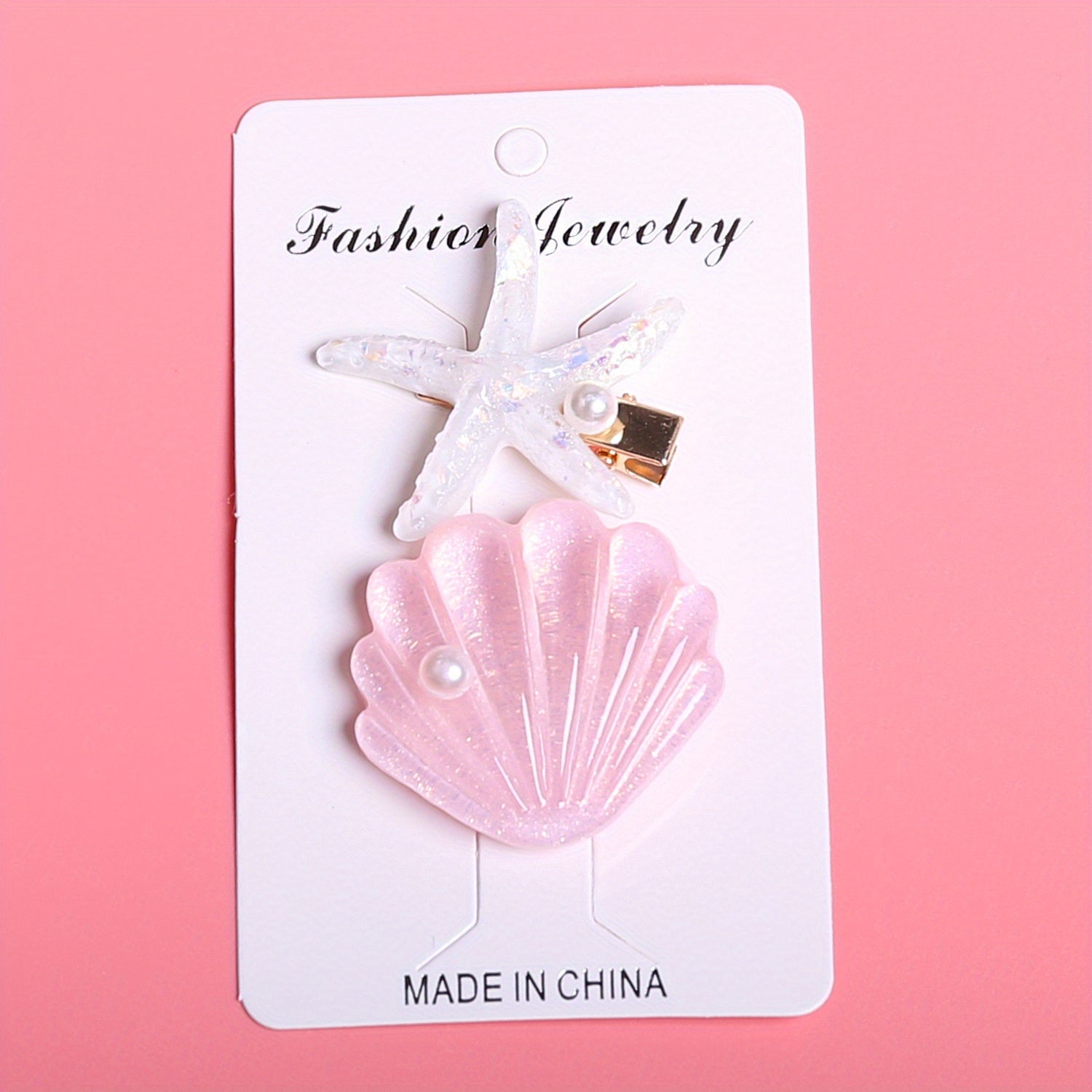 Mermaid Shell Hair Clip for Girls