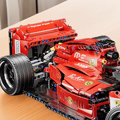 1163pcs Building Block Off Road Racing Car Red