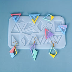 Epoxy Resin Mold Triangle Earrings Silicone Mold