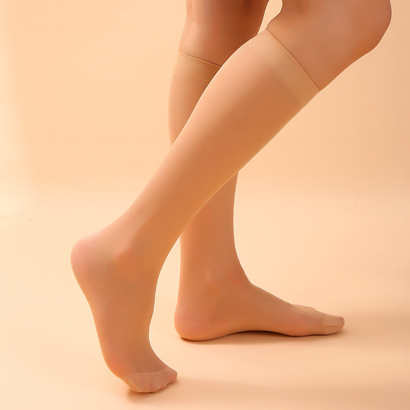4 Pairs Women's Sheer Leg Socks Stockings