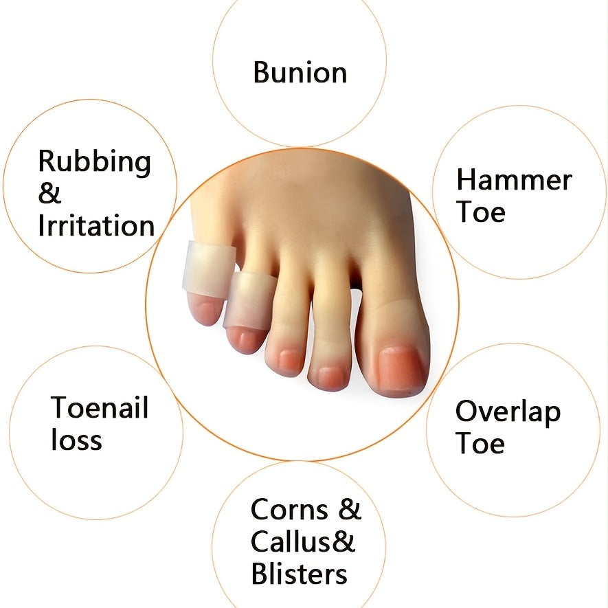 Little Toe Cover Toe Sleeves to Protect Toes from Rubbing and Ingrown Toenails