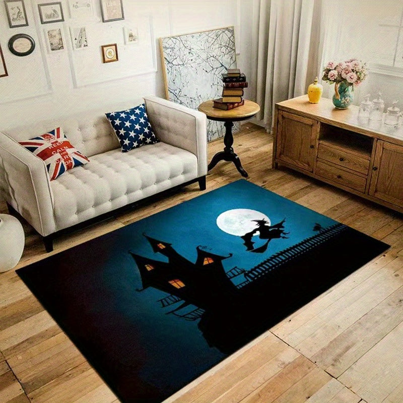 Halloween Witch Rug Kitchen Rug Indoor Soft Carpet Mat