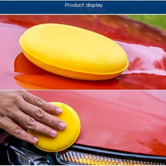 6pcs Car Round Waxing Polish Sponges High Density Foam Applicator Pads