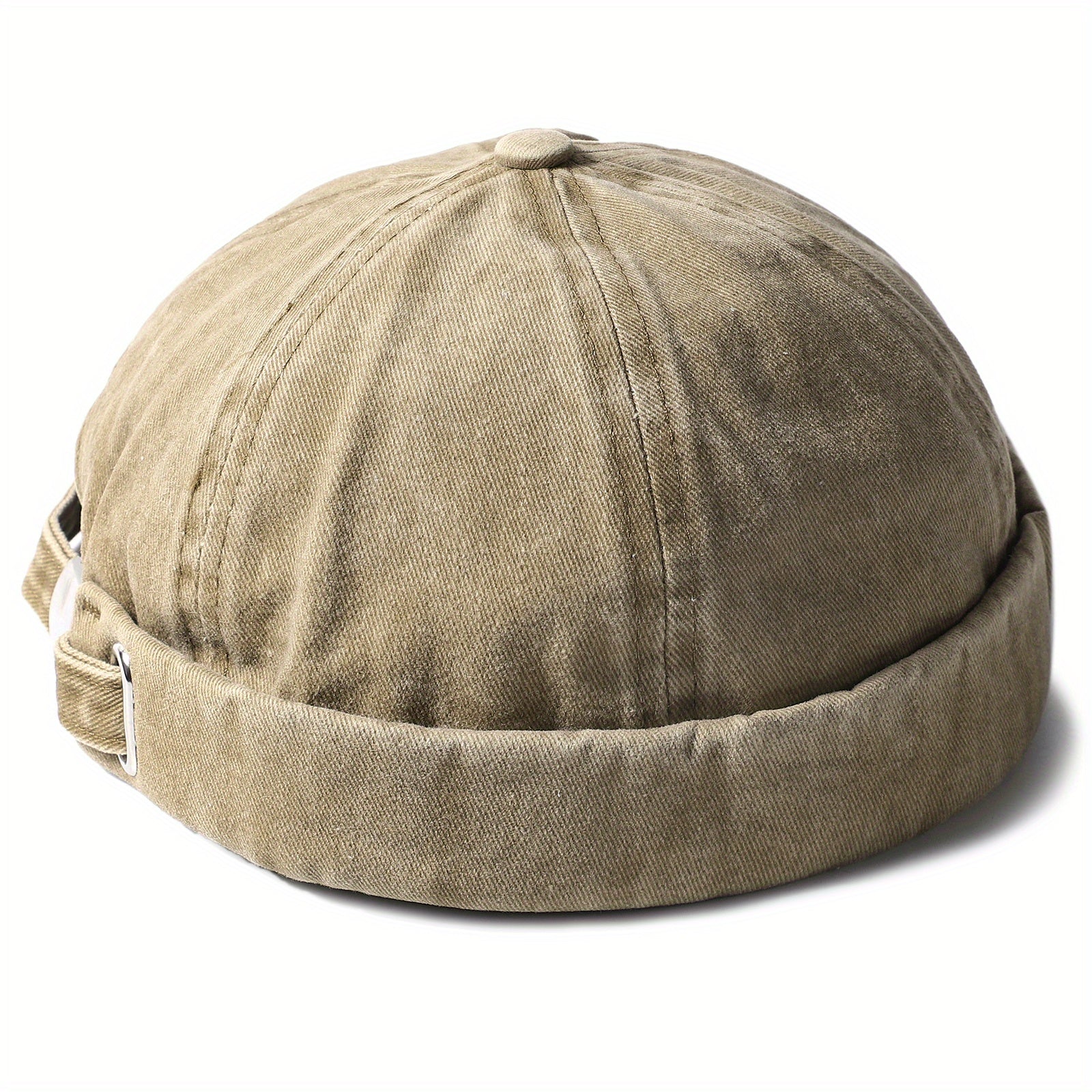 Washed Melon Leather Hat Hip Hop Hat Summer Beanie Hat