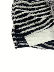 Striped Drawstring High Waist Shorts