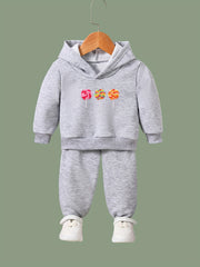 Lollipop Pattern Hooded Sweatshirt Girls Comfy Hoodies & Sweatpants