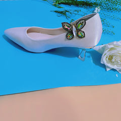 Crystal Butterfly Shoe Clips - Wedding Shoe Decorative Accessories
