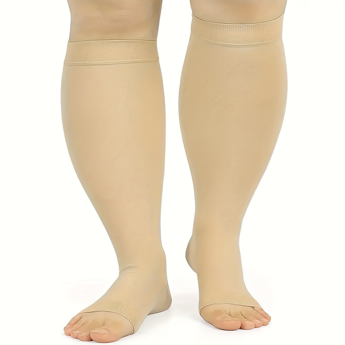 Copper Compression Socks Men Women Open Toe 10-20mmHg