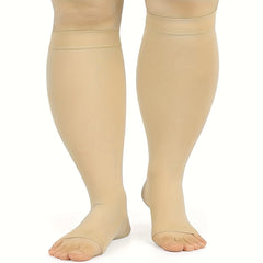Copper Compression Socks Men Women Open Toe 10-20mmHg
