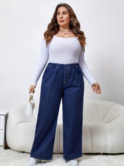 Women's High Rise Wide Leg Jeans