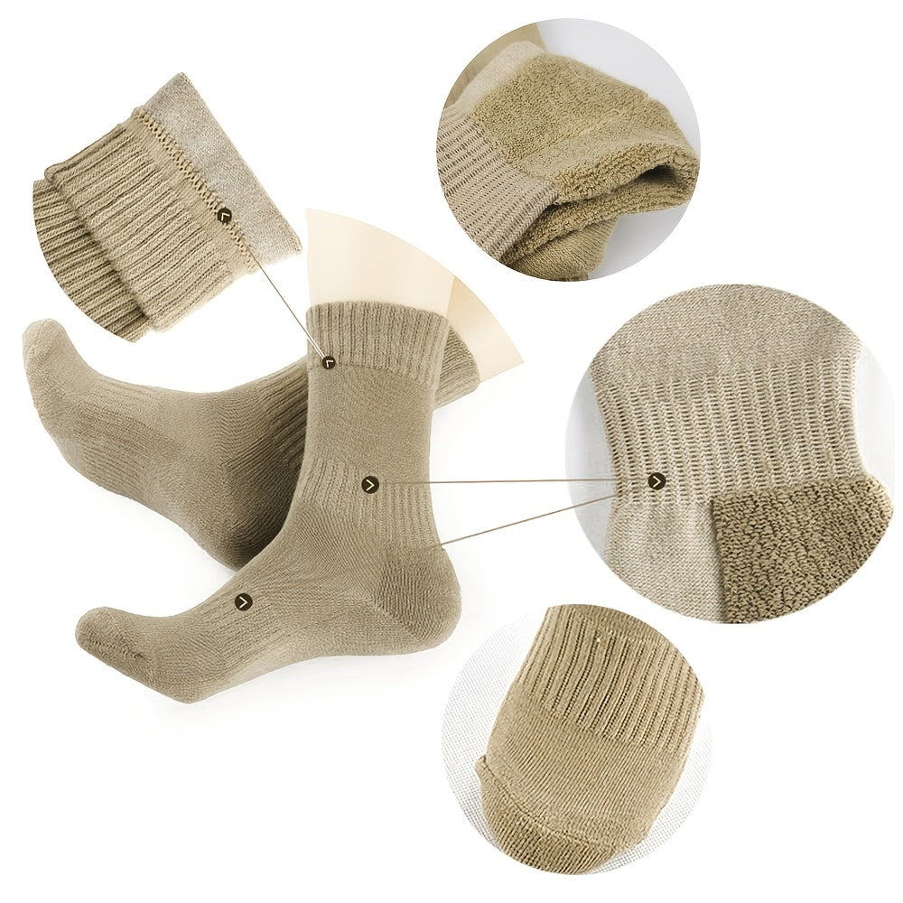 5 Pairs Outdoor Thickened Military Training Socks
