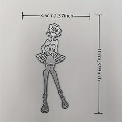1pc Girls Cutting Mold Scrapbooking Cutting Stencil DIY Album Craft Decor
