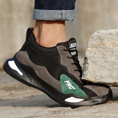 Men's Puncture Proof Work Safety Shoes Steel Toe Anti-Skid Sneakers