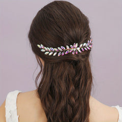 Crystal Hair Comb Back Head Insert Comb Head Jewelry