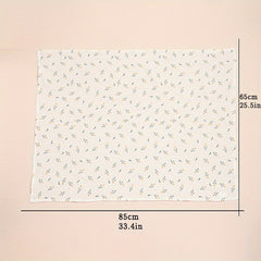 Soft Floral Print Baby Shower Towel for Babies