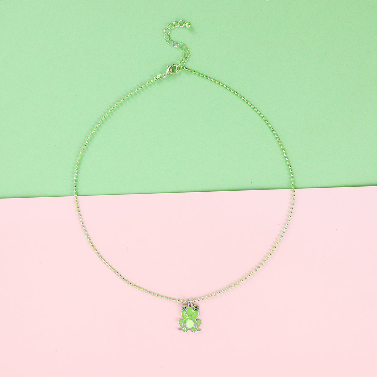 Children's Frog Ladybug Daisy Necklace Chain Jewelry
