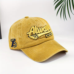 American Retro Hats Women Do Old Baseball Cap Washed Denim Cap