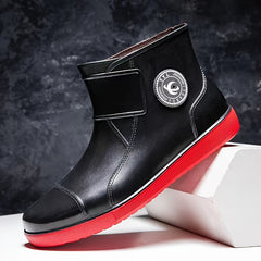 High Top Rain Boots Unisex Adjustable Buckle Comfy Non Slip