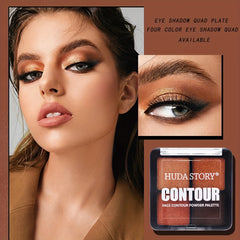 Earth Pearly Matte Glitter Palette for Wild Style Makeup