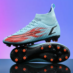 High Top Non Slip AG Football Cleat for Boys