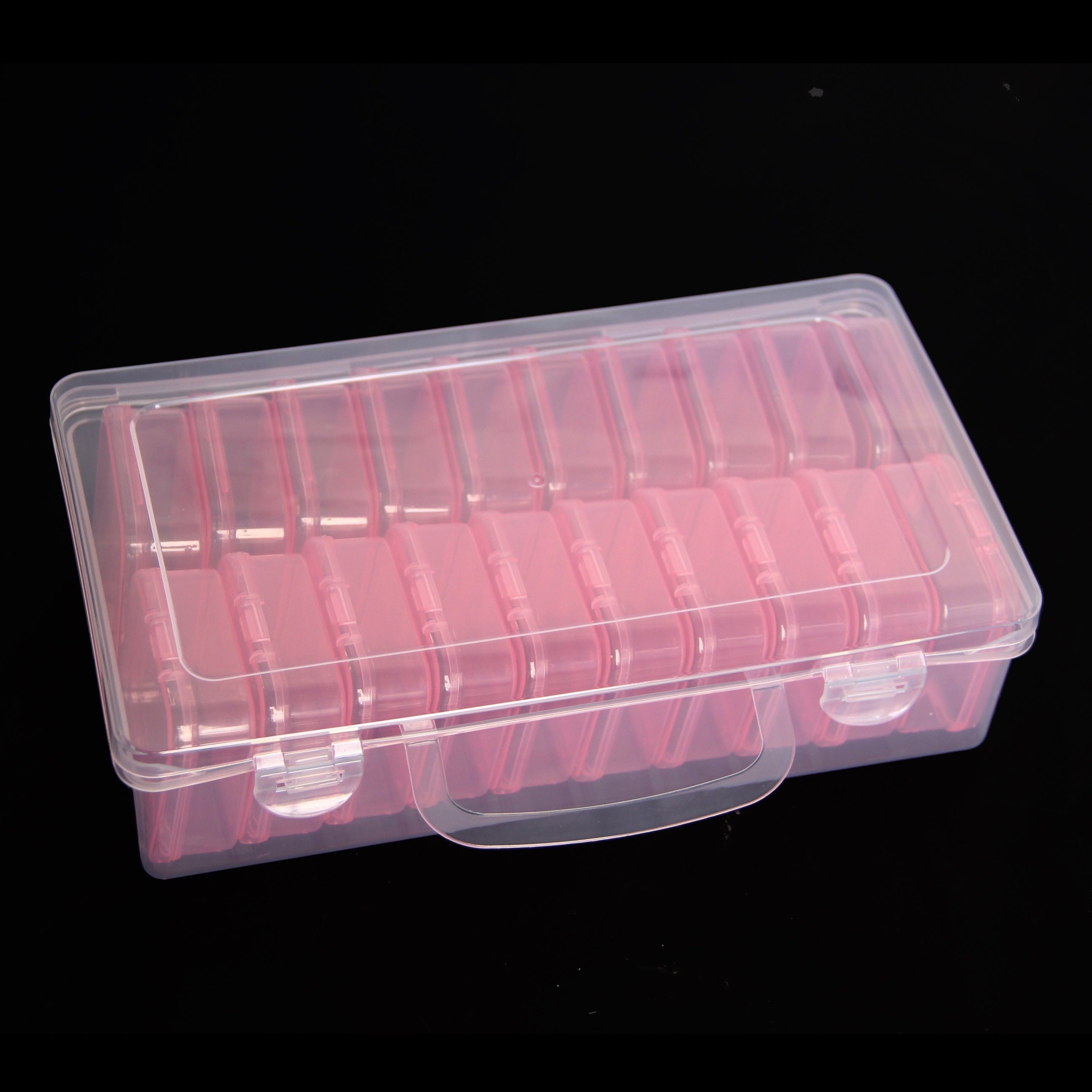 Colorful 20 Grids 6 Colors Jewelry Storage Box