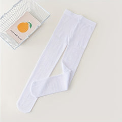Girls Geometric Wave Pattern Pantyhose Leggings