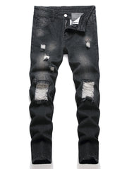 Boys Ripped Denim Jeans Long Pants Casual Kids Clothes