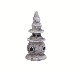 Fairy Garden Bridge Lighthouse Pond Statue DIY Craft Decoration