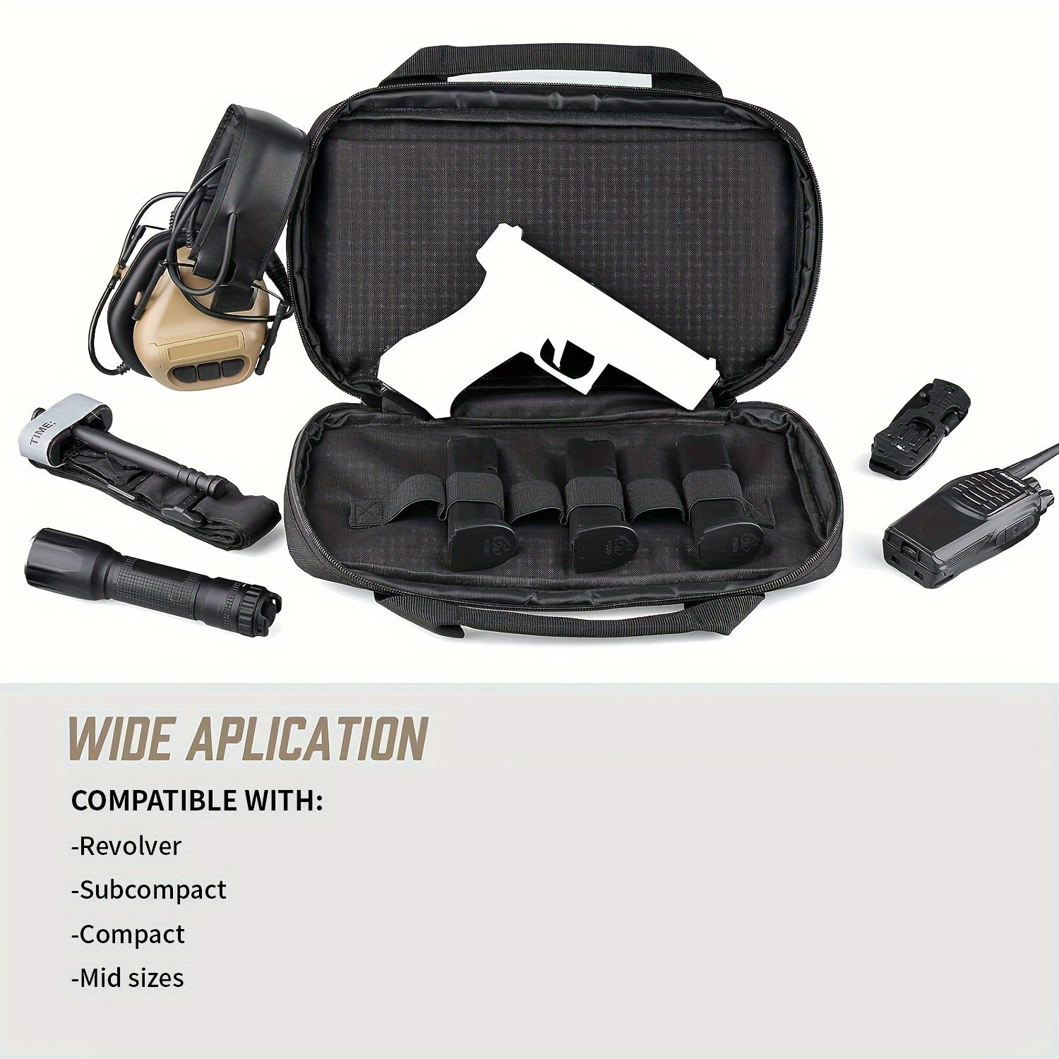 Waterproof Tool Bag 600D Nylon Soft Padding Organized