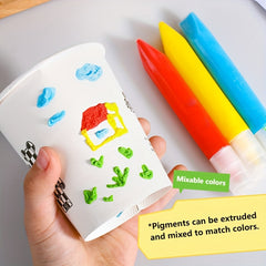 Popcorn Pen Magic Bubble DIY Graffiti Pen 3D Expanding Pen Paintin...