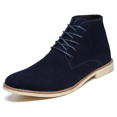 Men's Lace Up Ankle Boots British Style for Winter