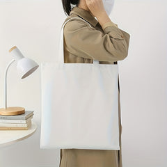 Love Pattern Tote Bag Casual Canvas Shoulder Bag for Fitness Daily Use