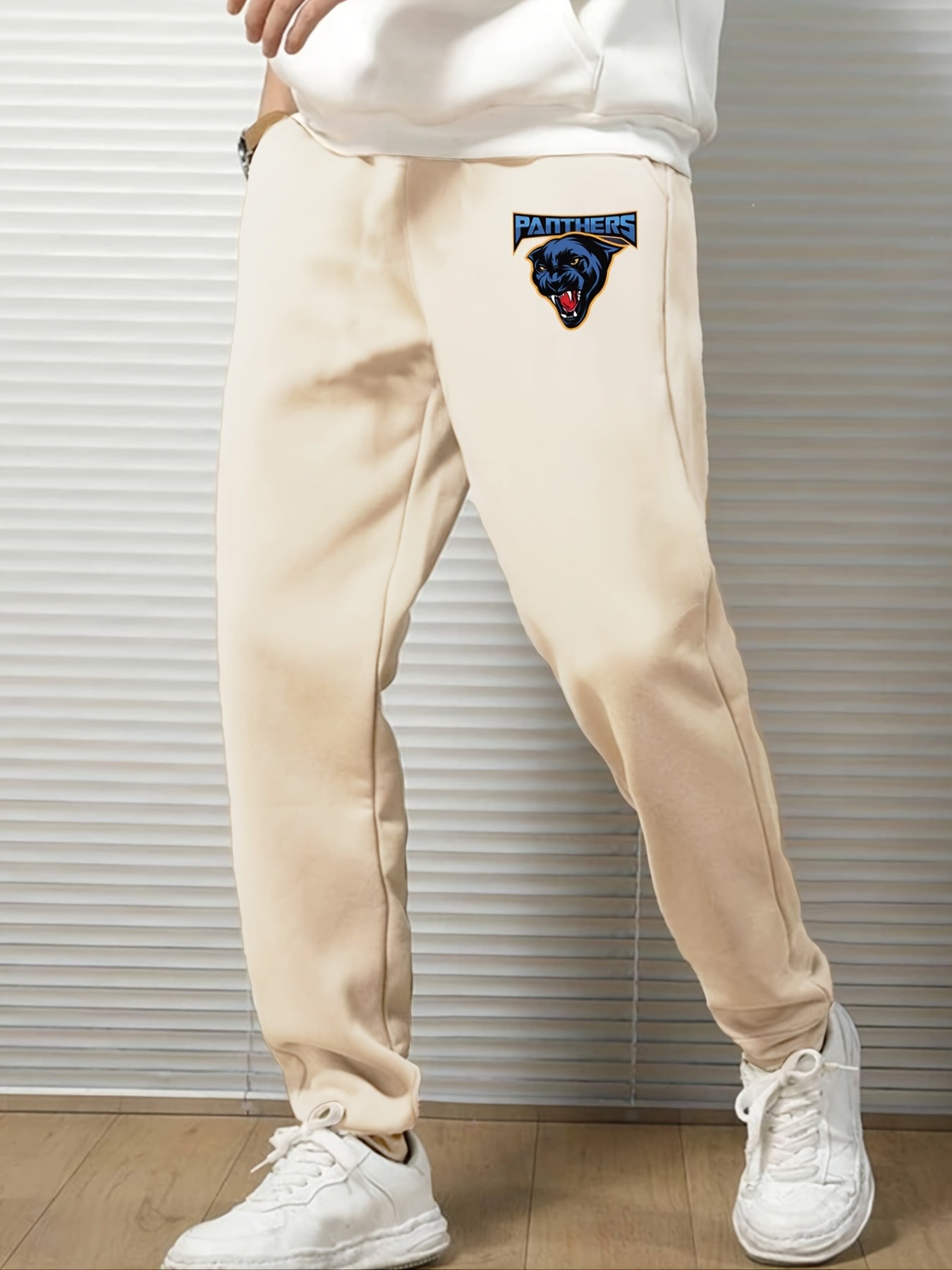 Cartoon Print Men's Loose Casual Sweatpants