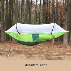 Outdoor Anti-rollover Double Camping Hammock - Comfortable for Adults & Kids