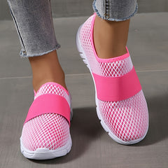Women's Lightweight Mesh Slip-on Sneakers Breathable Casual Shoes