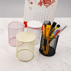 Desktop Storage Pen Glasses Makeup Brush Office Supplies