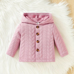 Baby Girls Hooded Coat Waterproof Jacket