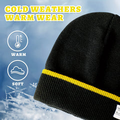 Slouchy Knit Beanie Hat for Winter