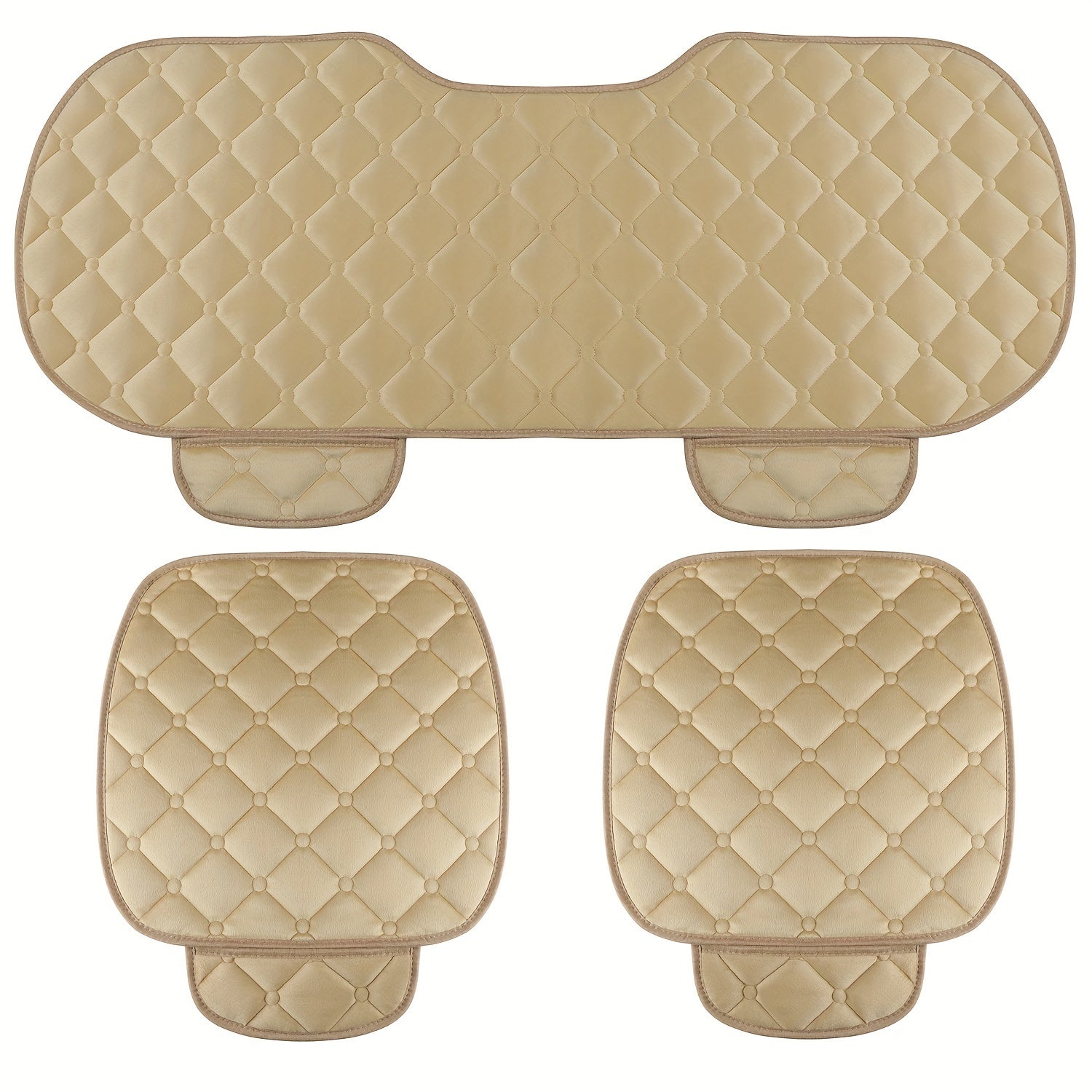 Plush Car Seat Cushion Set - Winter Warm Chair Cover